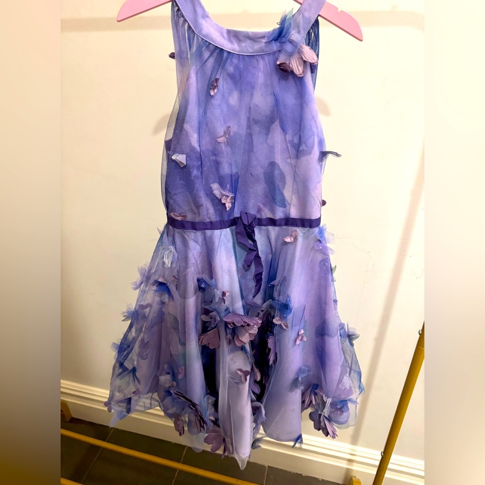 marchessa note mini 3D floral halter dress size 7